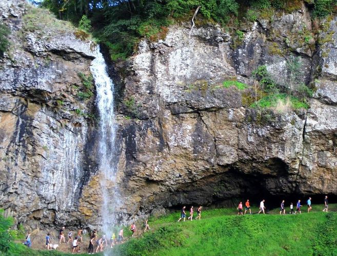la cascade de Salins